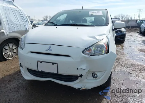 2014 Mitsubishi Mirage Es z USA, uszkodzony, nr VIN ML32A4HJ1EH026242
